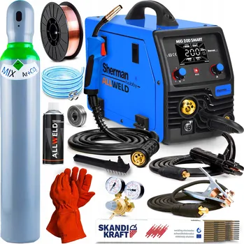 Svářečka Svářečka MIG/MAG Sherman MIG 200 SMART MMA TIG 200A 230V synergická 3v1