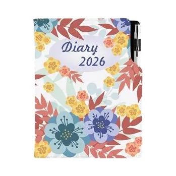 Diář Diář DESIGN týdenní A5 2026 český - Podzimní květiny