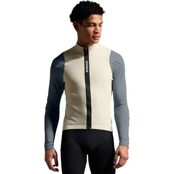 cyklistický dres Cyklistický dres GORE SPINSHIFT Thermo Long Sleeve Jersey M - tech beige / lab graphite L