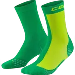 Ponožky CEP Half&Half Mid-Cut Running Socks Women wp7cgh-wp7cgh Velikost III