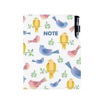 Notes DESIGN A5 tečkovaný - Ptáci