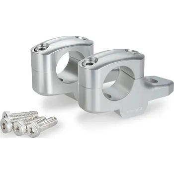 Zavazadlo na motocykl Puig Zvýšení řídítek Puig 20mm dozadu a 16mm nahoru silver R1300GS (Adventure)