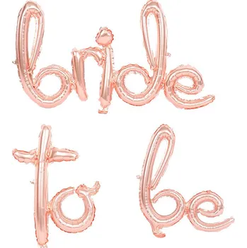 Balónek Fóliový balónek - bride to be rosegold