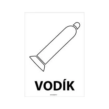 VODÍK, Samolepka A5