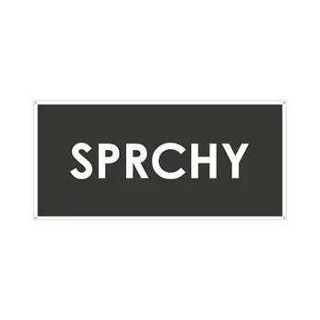 SPRCHY, šedá, plast s dírami 2 mm 190x90 mm