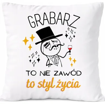 Polštář Polštář Pro Babičku jako Dárek s potiskem Fotografie Bílý PoliDraw