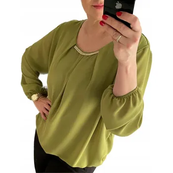 Dámská košile B831 ELEGANTNÍ SPOLEČENSKÁ HALENKA vel. 48