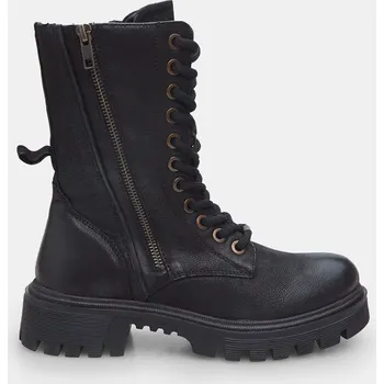 Dámské kozačky Baťa dámská kožená kotníková obuv černé, vel. 39