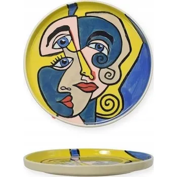 Talíř Talíř Podnos Dekorativní porcelánový barevný talíř Picasso