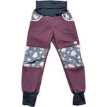 Vyrobeniny Dětské softshellové kalhoty s fleecem Víly 86 - 92