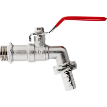 Zahradní hadice Ventil zahradní, vstup 1/2", výstup 3/4" + hadičník 1/2" - GEKO 0.150 Kg HOBY Sklad3 G70187 (0.150 Kg HOBY Sklad3 G70187)