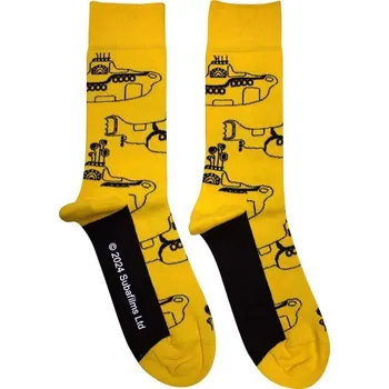 Pánské ponožky The Beatles Ponožky Sub Outline Repeat Yellow 36-40