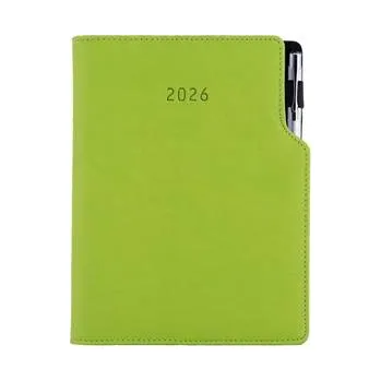 Diář Diář GEP s propiskou týdenní B6 2026 - světle zelená