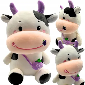 plyšák Plyšák Kráva Kravička Plyšová s taškou Plyšák 30 cm Plyšový Mazlíček Přítulníček