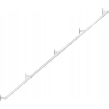 Madlo do koupelny MADLO NA SCHODY ZÁBRADLÍ DRŽÁK BÍLÝ MAT průměr 32mm 600 cm ELEN