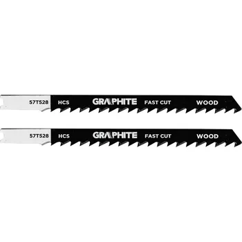 Pilový plátek Graphite Pilový list, 6 TPI, HCS, rukojeť ve tvaru U, 2 ks, hrubé řezání