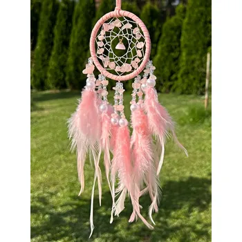 Lapač snů Magieprirody.cz Lapač snů „Růžový sen“ s růženínem #ZB374