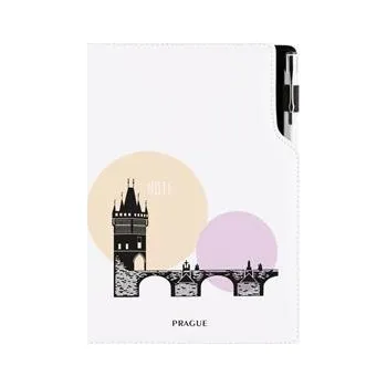 Zápisník Notes - zápisník DESIGN B6 linkovaný - Praha