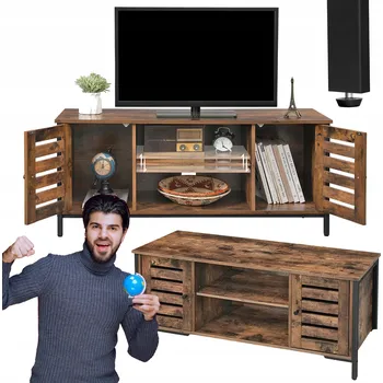 Televizní stolek Stojící TV stolek Vasagle 110 cm x 50 cm x 40 cm