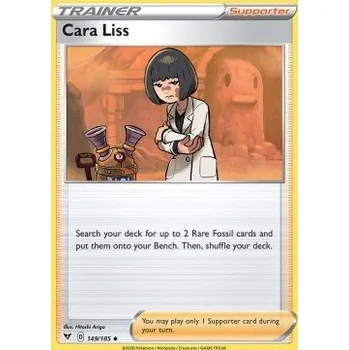 Volný čas Pokémon VIV 149/185 Cara Liss - Vivid Voltage Stav: Near Mint, Verze: REVERSE HOLO