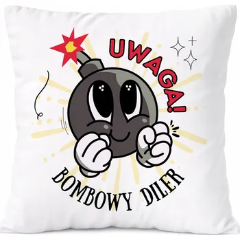 Polštář Polštář Pro Alana jako Dárek s potiskem Fotografie, Bílý PoliDraw