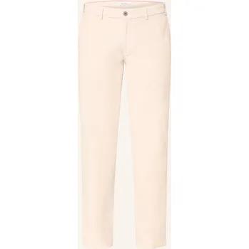 Pánské kalhoty Hiltl Pánské Manšestrové Chino Kalhoty Slim Fit, krémová, 26