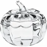 Crystal Bohemia Skleněná dóza 18 cm dýně