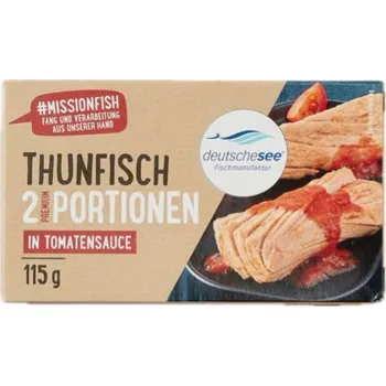 Deutsche See Tuňákové filety v rajčatové omáčce 115g 115g