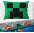 Povlečení Carbotex Dětské povlečení Minecraft Creeper Explode 140 x 200, 70 x 90 cm zipový uzávěr