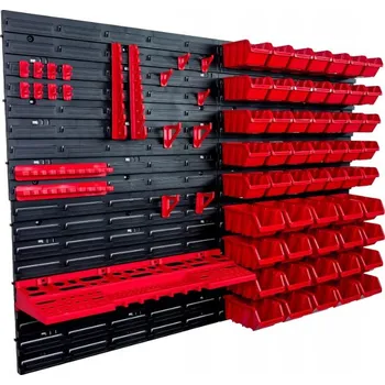 ProfiGaráž Stěna na nářadí 117X78 cm + 55 boxů