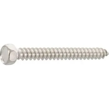 Vrut DIN7976C 4.8x 13 vrut do plechu, šestihranná hlava, nerez A2 (1000 ks)