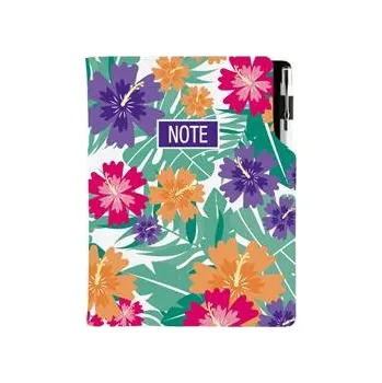 Zápisník Notes - zápisník DESIGN B6 čtverečkovaný - Tropic