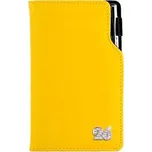 Diář GEP CRYSTAL týdenní kapesní 2026 český - žlutá