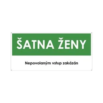 ŠATNA ŽENY, zelená, plast s dírami 2 mm 190x90 mm