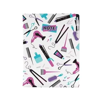 Notes KADEŘNICKÝ Hairdresser - DESIGN A4 tečkovaný