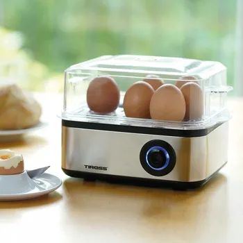 Vařič vajec Vařič Vajec Tiross ts 2301 stříbrnošedý