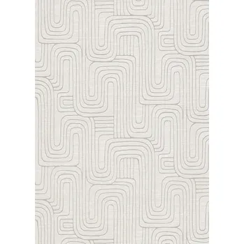 Tapeta DIMEX | Vliesová tapeta na zeď WPE-902277 | 0,53 x 10,05 m | krémová, šedá, metalická + Krémová, šedá, metalická vliesová tapeta na stěnu WPE902277 v rozměru 0,53 x 10,05 m