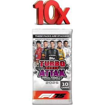 Karetní hra F1 Sběratelské karty 2025 (10 balení)