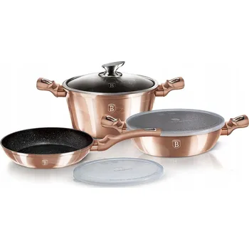 Sada nádobí Sada hrnců Berlinger Haus Rose Gold 6 ks