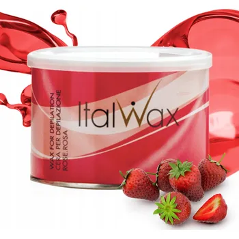 Přípravek na depilaci a epilaci ITALWAX vosk v plechovce na depilaci 400ml JAHODA (STRAWBERRY)