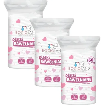 Kosmetický tampón Výhodné balení - Vatové čistící tampony pro miminka, bavlna, 3x 60 ks