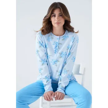 Pánské pyžamo Dámské pyžamo Karelpiu KC8001 Barva: Sv. růžová, Velikost: 3XL