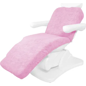 Potah na židli MH Star Froté potah na kosmetické křeslo – sedák, zádový a nožní díl A1 - růžový