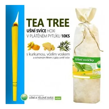 Ušní svíce HOXI s tea tree - 10ks
