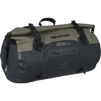 Motodoplněk Vodotěsná taška Oxford Aqua T-50 Roll Bag, OXFORD (khaki / černá, objem 50 l) OL402
