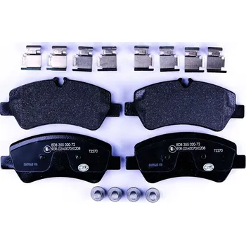 Brzdová destička Sada brzdových destiček, kotoučová brzda HELLA PAGID 8DB 355 020-721