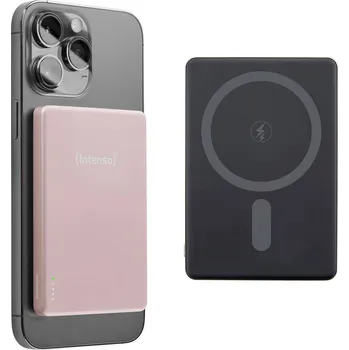Powerbanka Intenso Intenso Power Bank MW5000 rose powerbanka Li-Pol, 5000 mAh, Dodávka energie, USB-C®, růžová