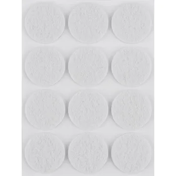 Podložka pod nábytek NEO TOOLS Samolepicí kulaté plstěné podložky, bílé 28 mm, 12 ks