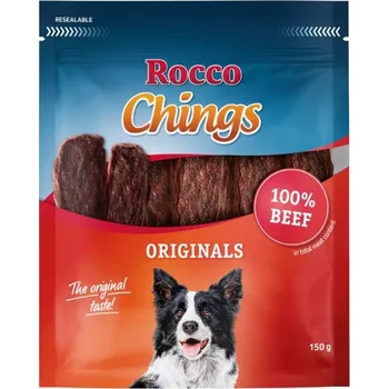 Pamlsek pro psa Rocco Chings Originals sušené hovězí pro psy 150g