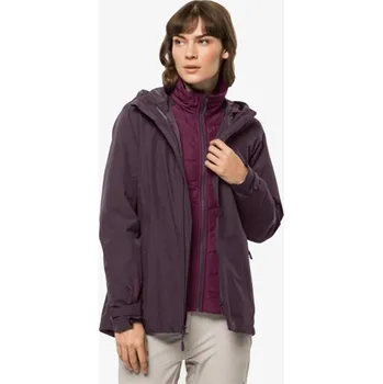 Dámská casual bunda JACK WOLFSKIN GLAABACH 3IN1 JKT W XS 382758